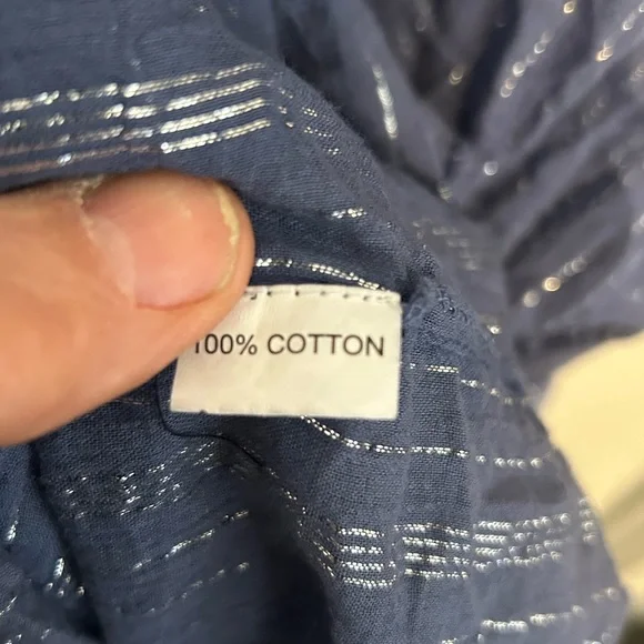 Santa Naturals | Gradient Blue ombré Maxi Dress | Size S/M - Picture 6 of 8